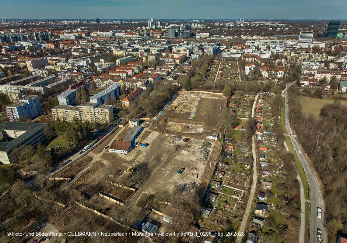 20.02.2023 -  der verschwundene Hachinger Bach in Neuperlach und Berg am Laim